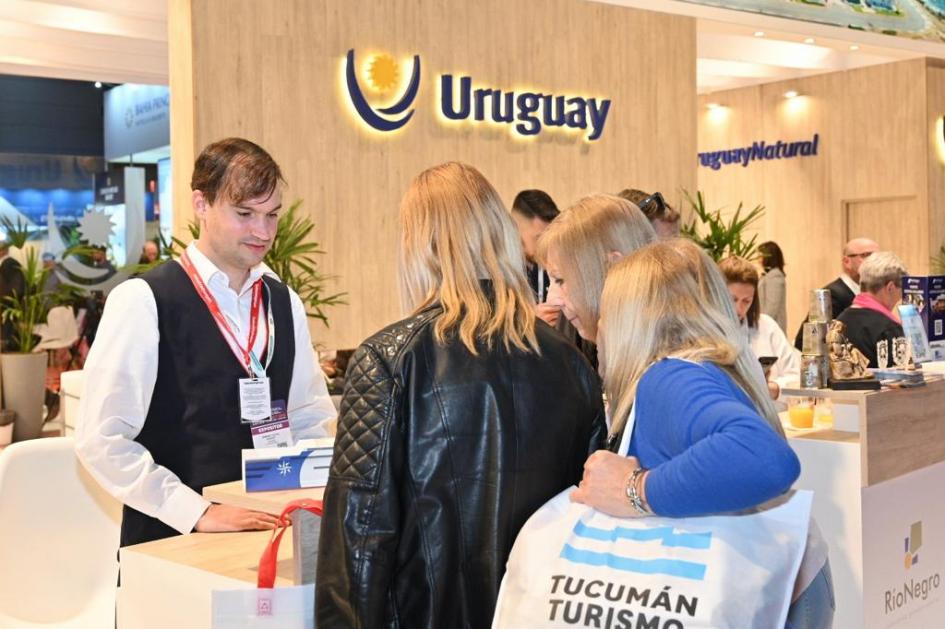 Durante los dos primeros días, unas 20 mil personas visitaron el stand de Uruguay