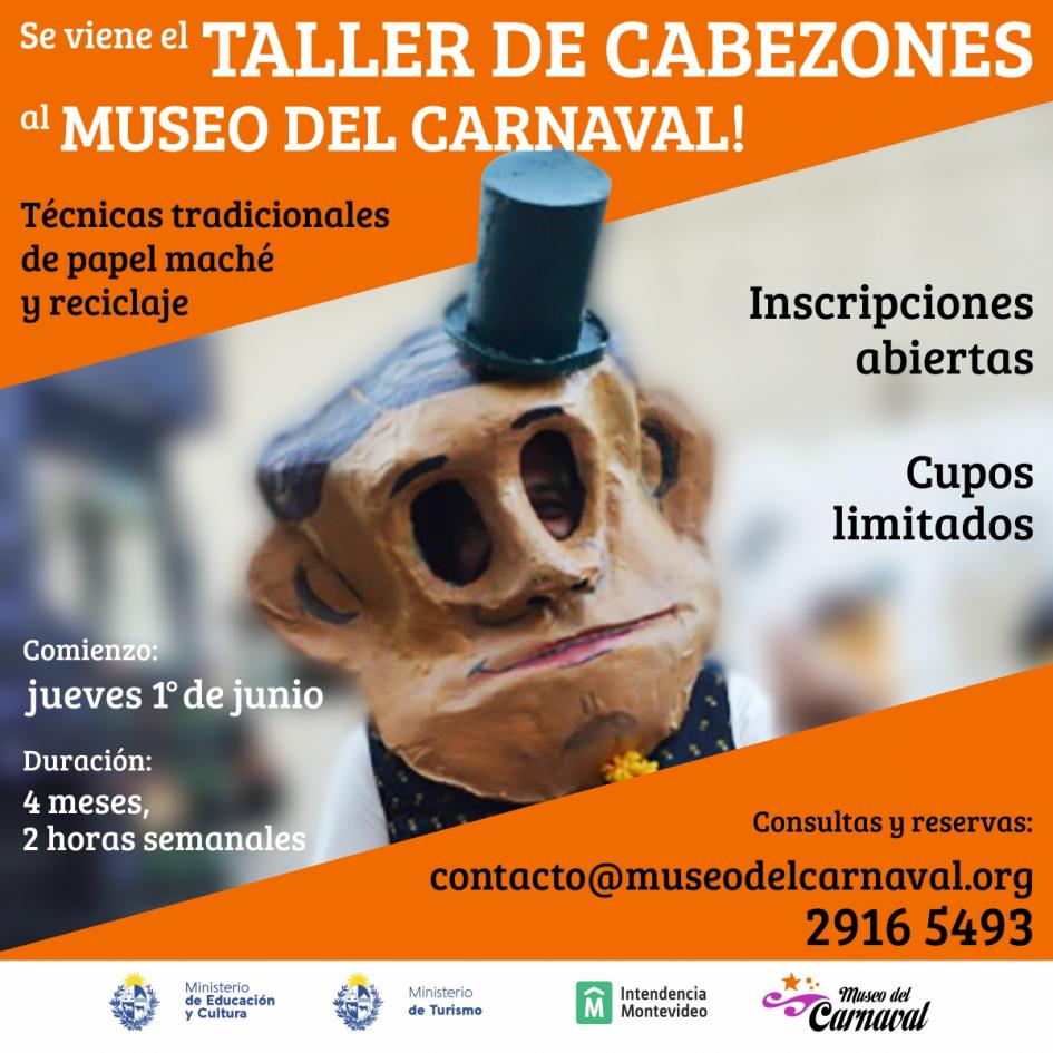 Taller de Cabezones en Museo del Carnaval