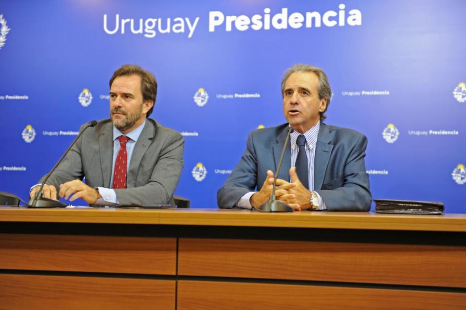 Ministro de Turismo, Germán Cardoso y Subsecretario de Turismo, Remo Monzeglio