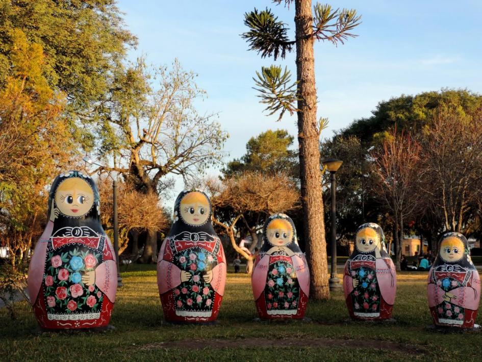 Matrioshkas, San Javier Matrioshkas al aire libre, ícono típico de San Javier