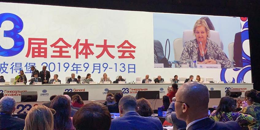 Ministra de Turismo en 23ª Asamblea General de la OMT Ministra de Turismo en 23ª Asamblea General de la OMT
