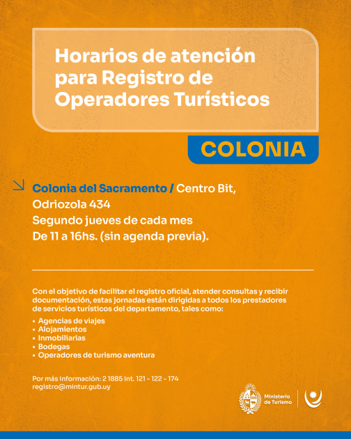 Horarios de atención para Colonia Horarios de atención para Colonia