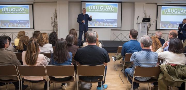 Benjamín Liberoff en Madrid Benjamín Liberoff expone ante operadores turísticos en Madrid