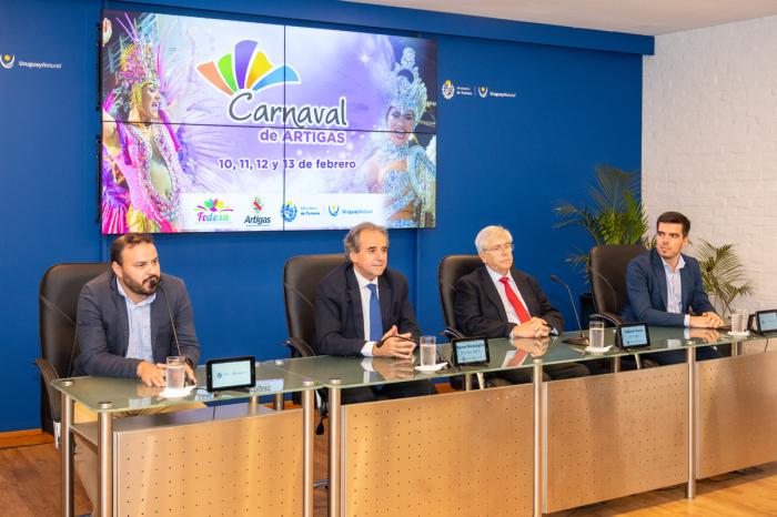 Lanzamiento del Carnaval de Artigas en la sede del Ministerio de Turismo