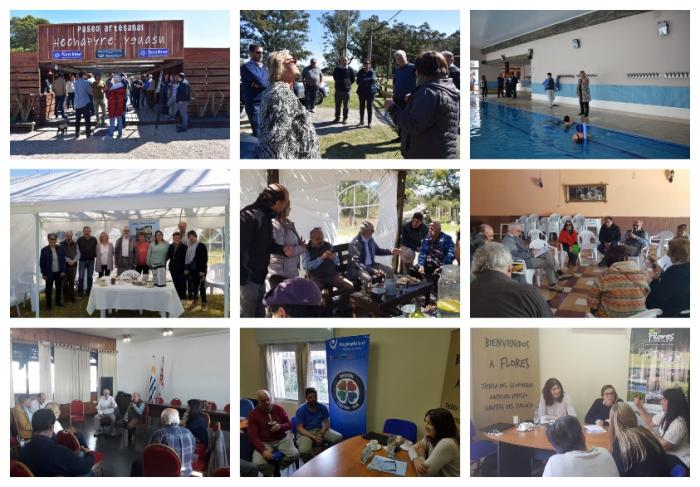 Gobierno de Cercanía Fotos que engloban las múltiples giras de las autoridades por San José, Flores y Florida
