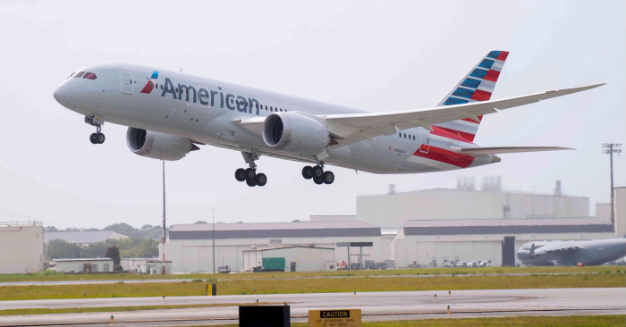 American Airlines reanuda sus vuelos estacionales entre Montevideo y Miami Avión Boeing 787-8