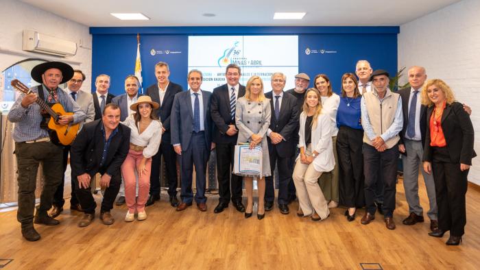 Lanzamiento del Festival Minas y Abril en el Ministerio de Turismo 