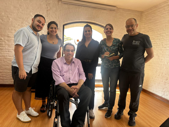 Periodistas con el Ministro