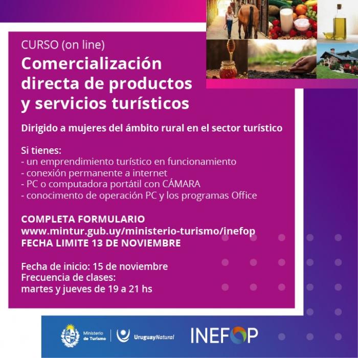 Convocatoria a mujeres rurales en el sector turístico de todo el territorio nacional Convocatoria a mujeres rurales en el sector turístico de todo el territorio nacional