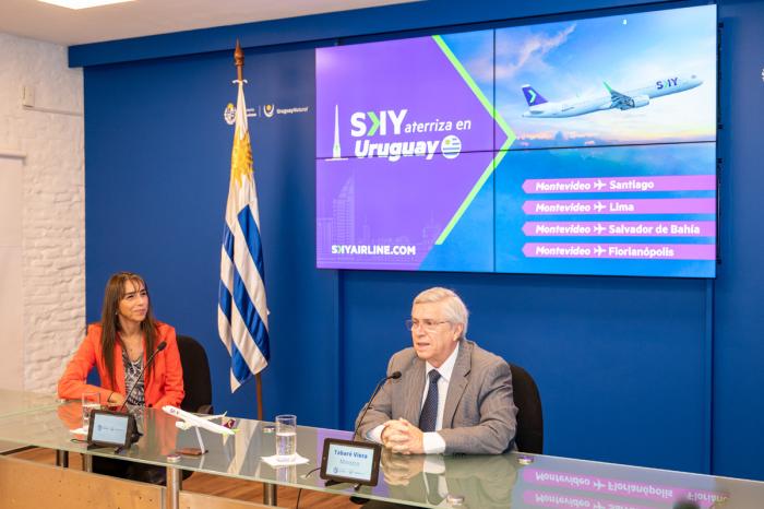 Uruguay suma nuevas conexiones con la llegada de SKY Airline al país