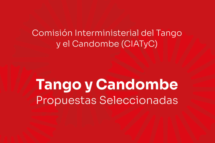 Un total de 23 propuestas culturales relacionadas al tango y/o candombe fueron seleccionadas tras co Placa