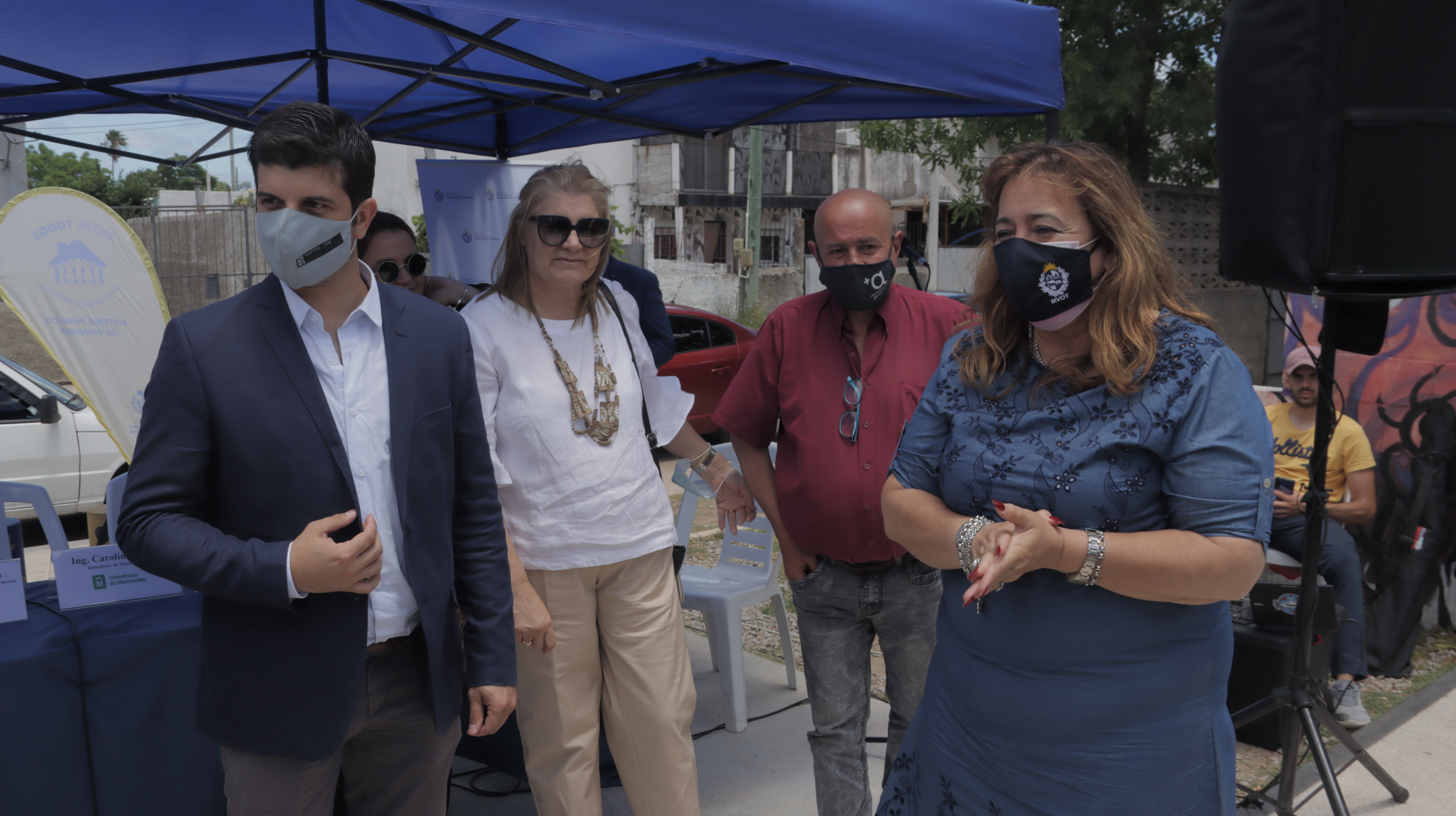 Ministra de Vivienda, Coordinadores de PMB, Alcalde Municipio A
