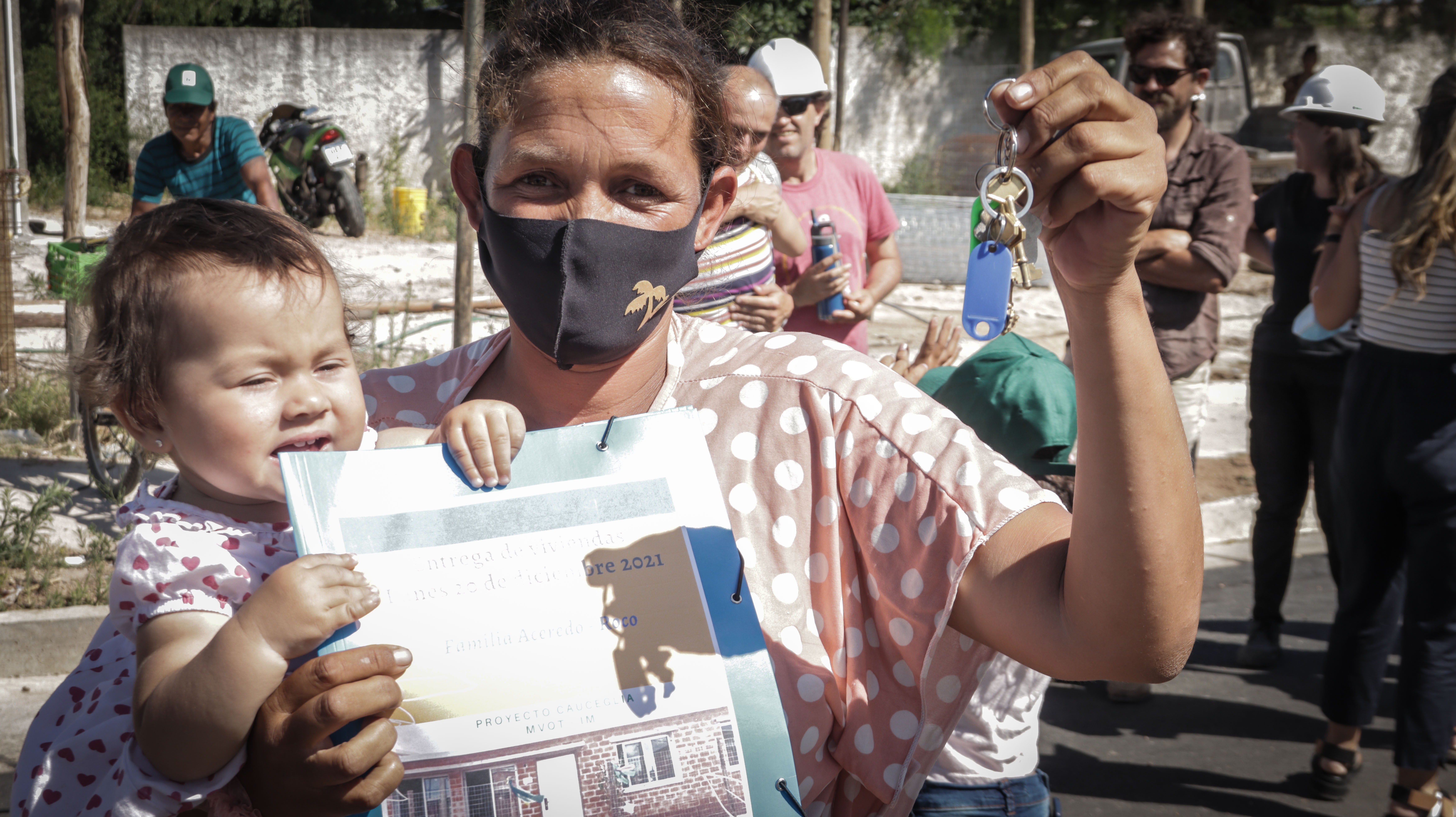 Beneficiaria de Vivienda en Barrio Cauceglia 