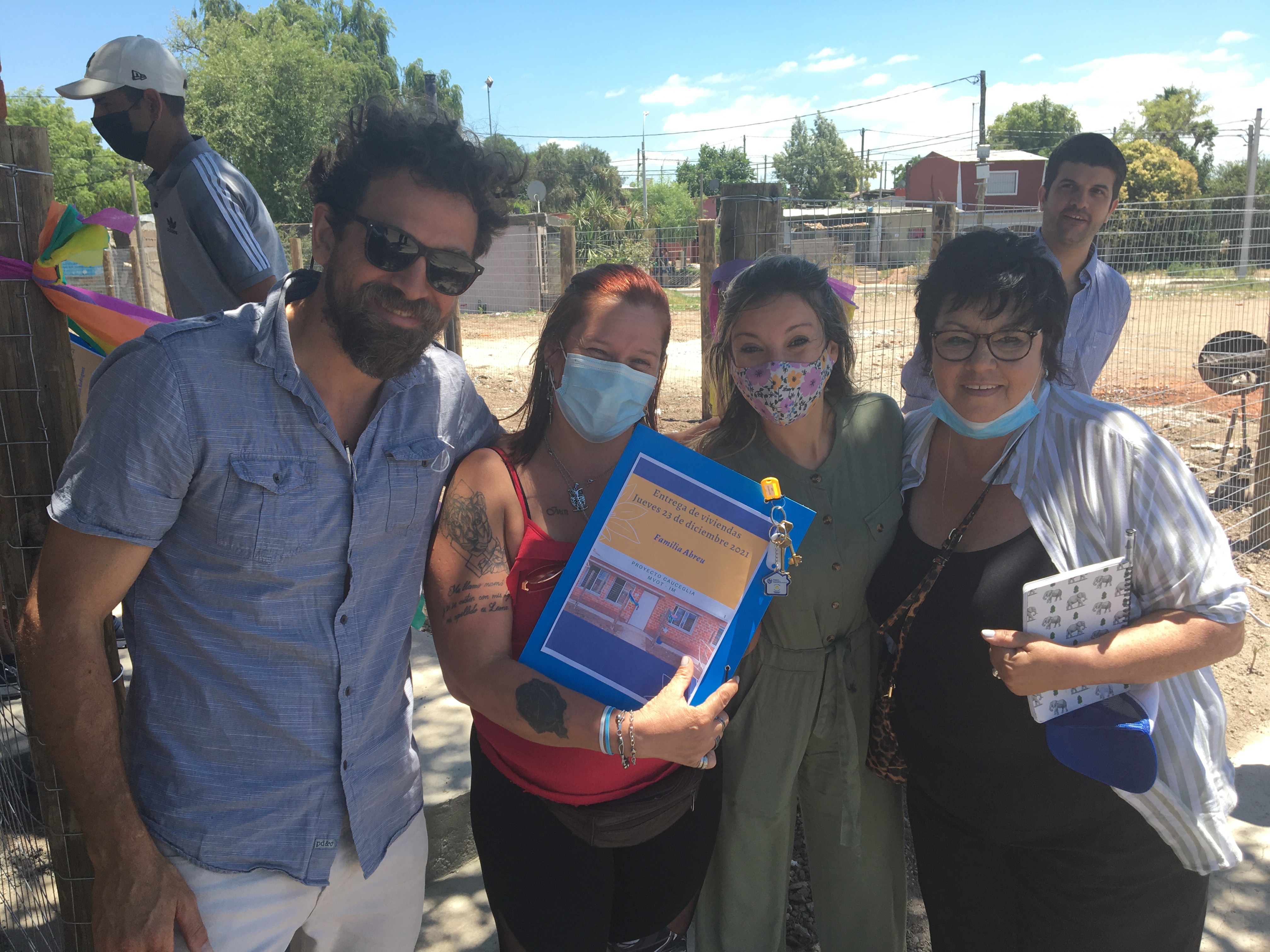 Integrantes del PMB entregan propiedad en Cauceglia