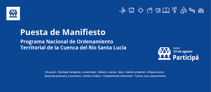 Puesta Manifiesto Prorgama Nacional Cuenca Río Santa Lucía 
