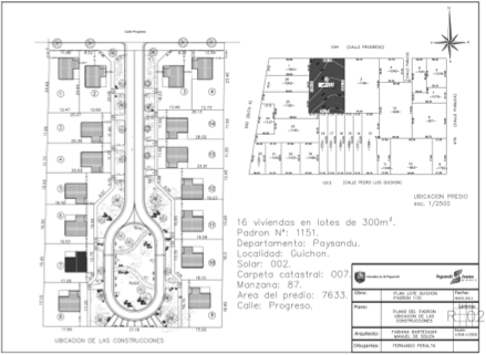 mapa de la zona a intervenir