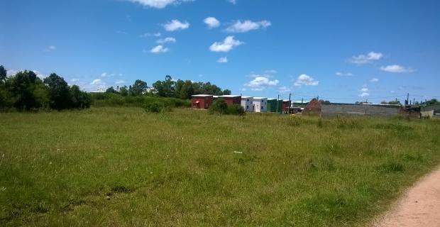 Construcción de viviendas en el Barrio