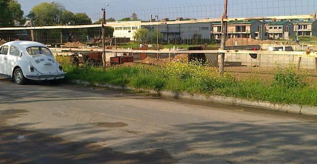 Construcción de viviendas en el Barrio