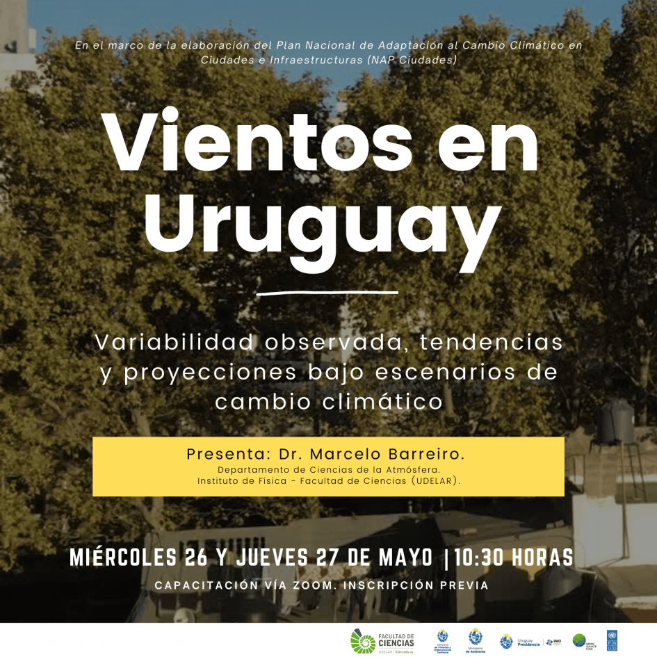 Invitación a la capacitación Vientos en Uruguay