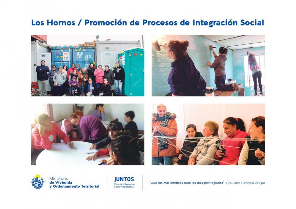 Actividades socio comunitarias en el barrio Los Hornos