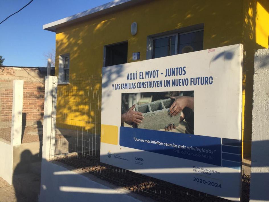 Nueva vivienda entregada en la ciudad de Paysandú Nueva vivienda entregada en la ciudad de Paysandú