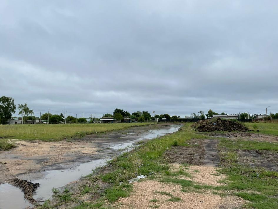 Predio en el que se construirán las nuevas viviendas Predio en el que se construirán las nuevas viviendas