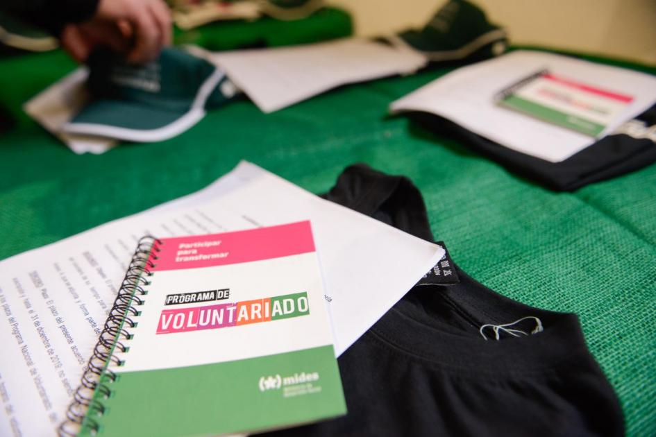 Voluntarios de Plan Juntos se reunieron en Cedel Carrasco Muestra de materiales