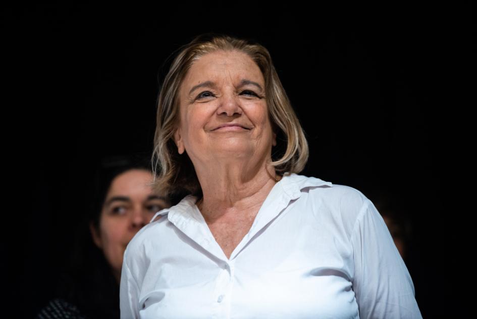 Ministra Eneida de León Sorteo de coopertivas
