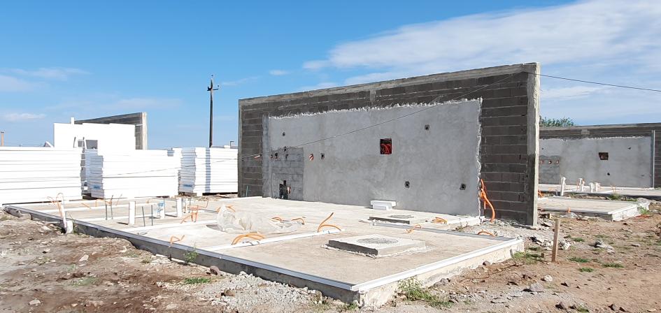 Viviendas en construcción en Bella Unión Viviendas en construcción en Bella Unión