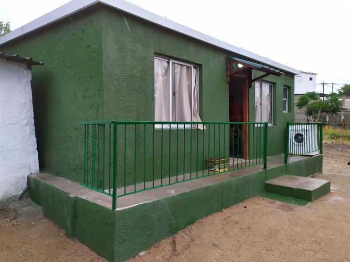 Casa ya terminada Fachada de casa