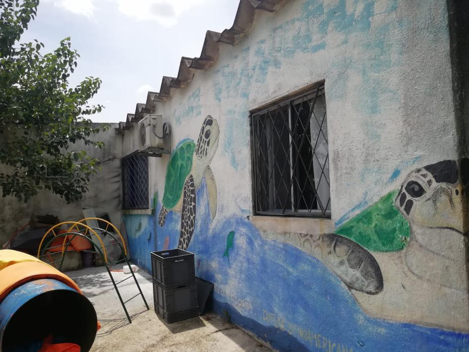 Centro de educación inicial La Tortuguita antes de las obras de acondicionamiento Centro de educación inicial La Tortuguita antes de las obras de acondicionamiento
