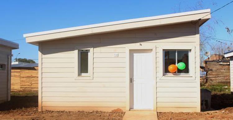 Viviendas inauguradas Fachada de una vivienda