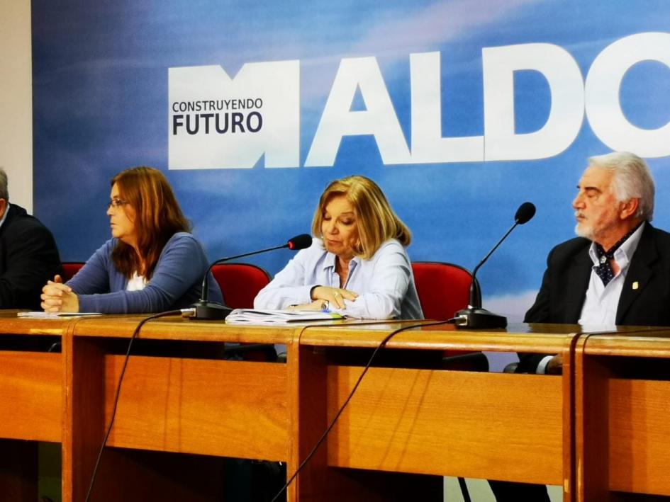 Visita a maldonado Autoridades