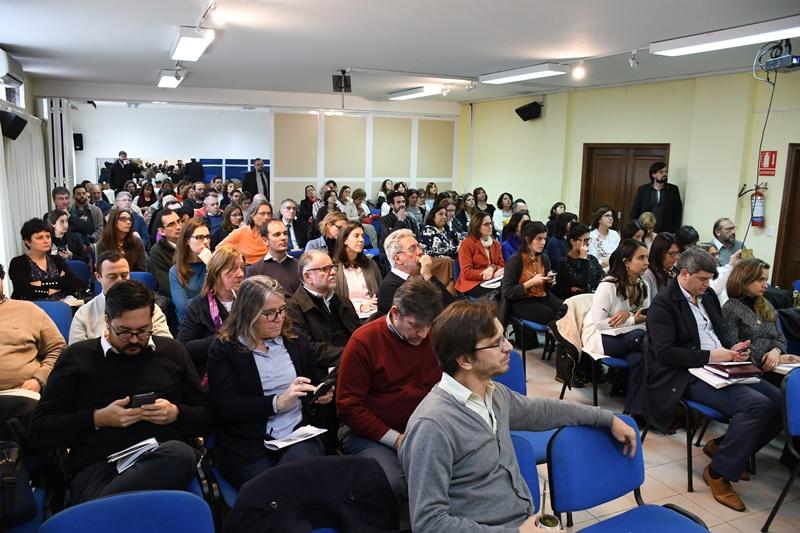 Encuentro Nacional de Ordenamiento Territorial, sala completa con autoridades y equipos técnicos de diversas instituciones de varios puntos del país