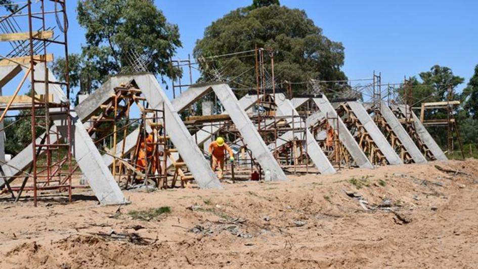 Obreros trabajando 