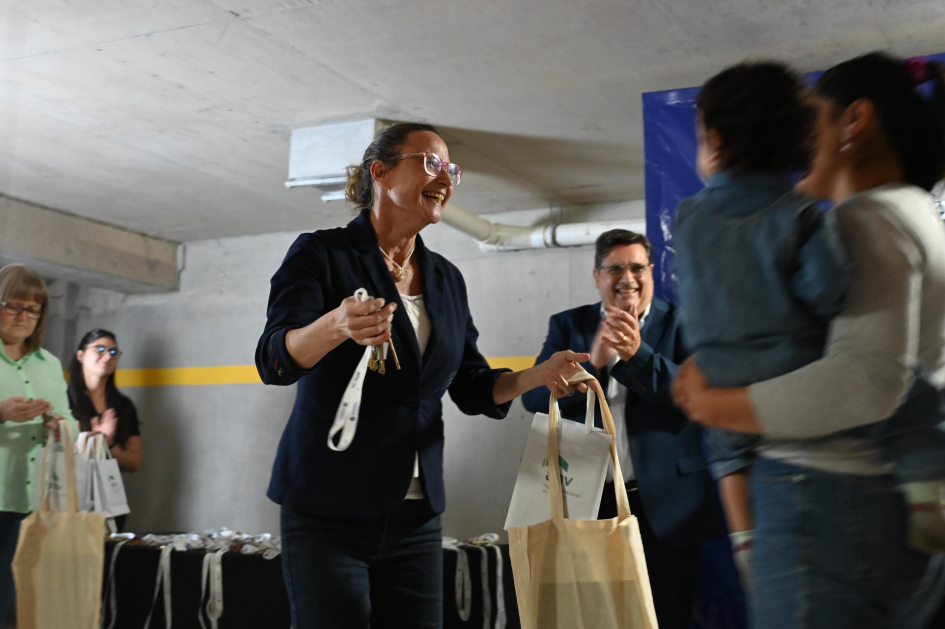 autoridades y familias