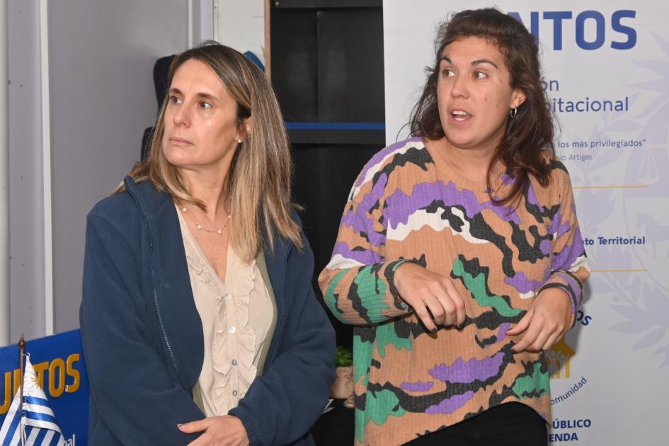 Presentación del proyecto socio habitacional en Barros Blancos