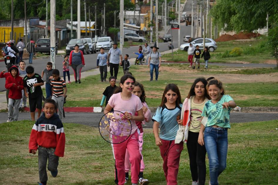 Niños del barrio Villa Sonia