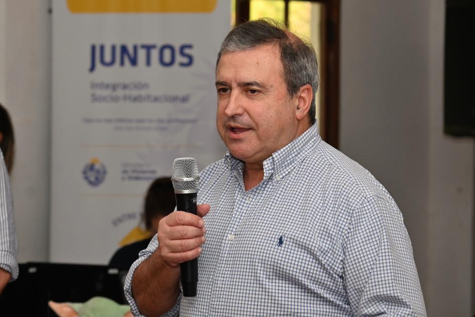 Ministro Raúl Lozano Bonet en el Encuentro de participantes del programa Juntos