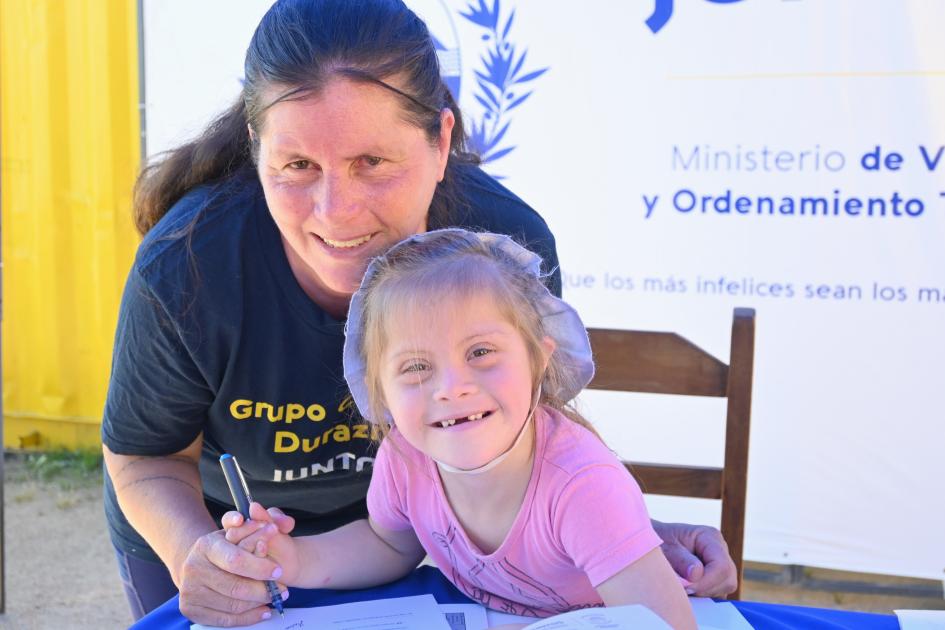 Familia participante de Juntos