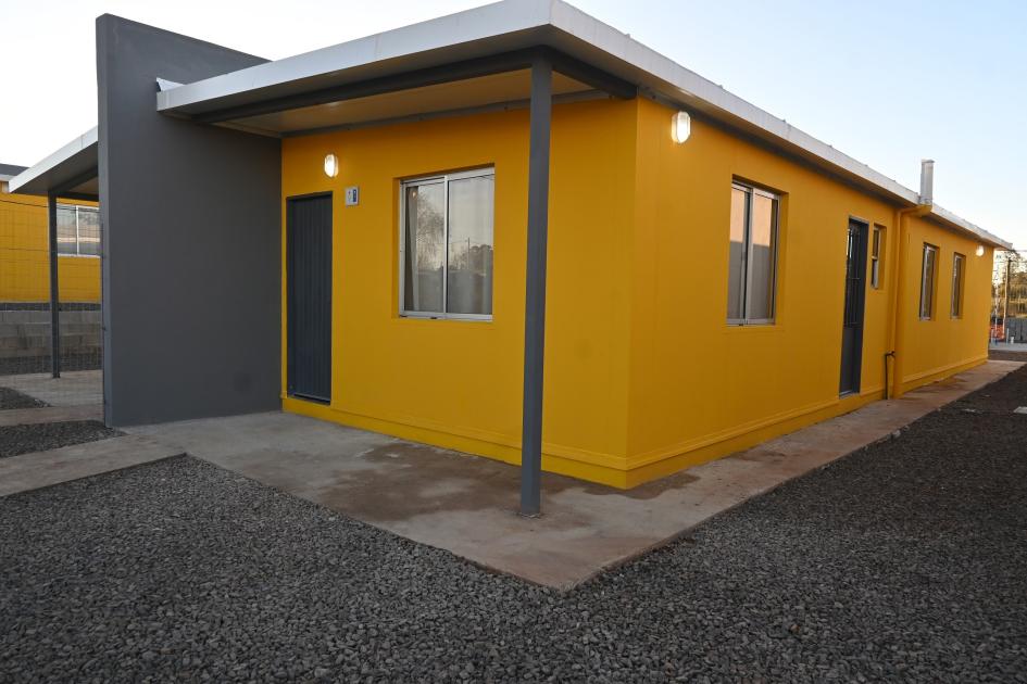 Vista exterior de una vivienda