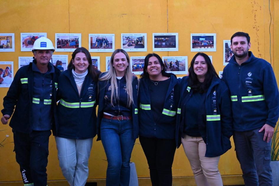 Integrantes del equipo técnico de Salto