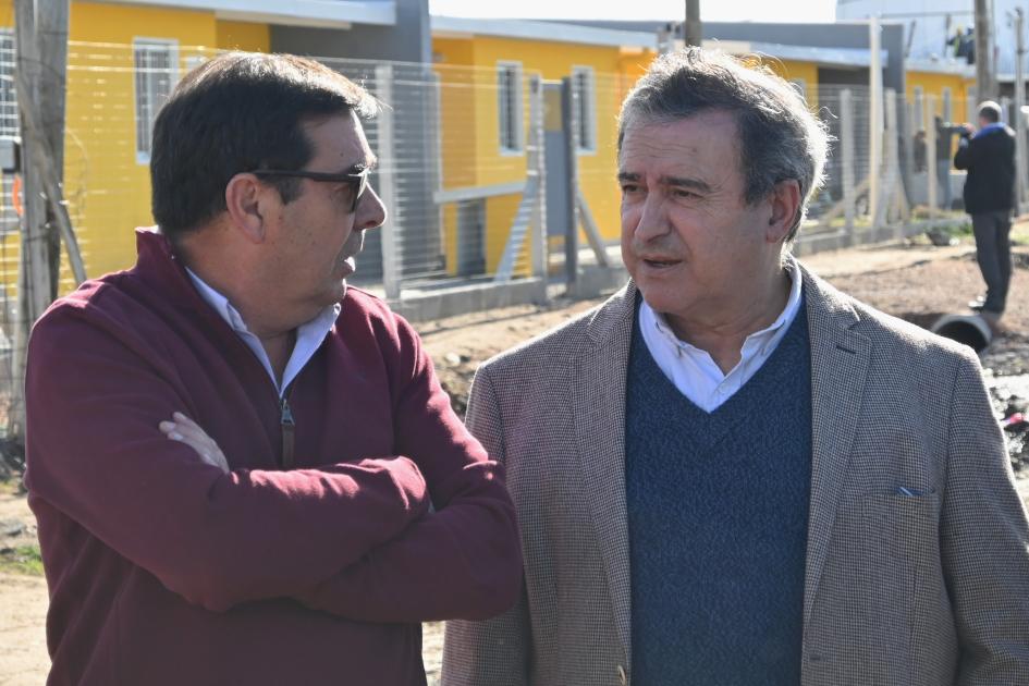 Ministro Raúl Lozano Bonet y coordinador general de Juntos Rody Macías
