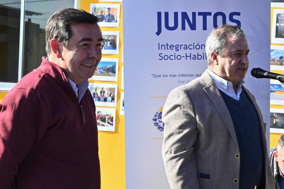 Ministro Raúl Lozano Bonet y coordinador general de Juntos Rody Macías