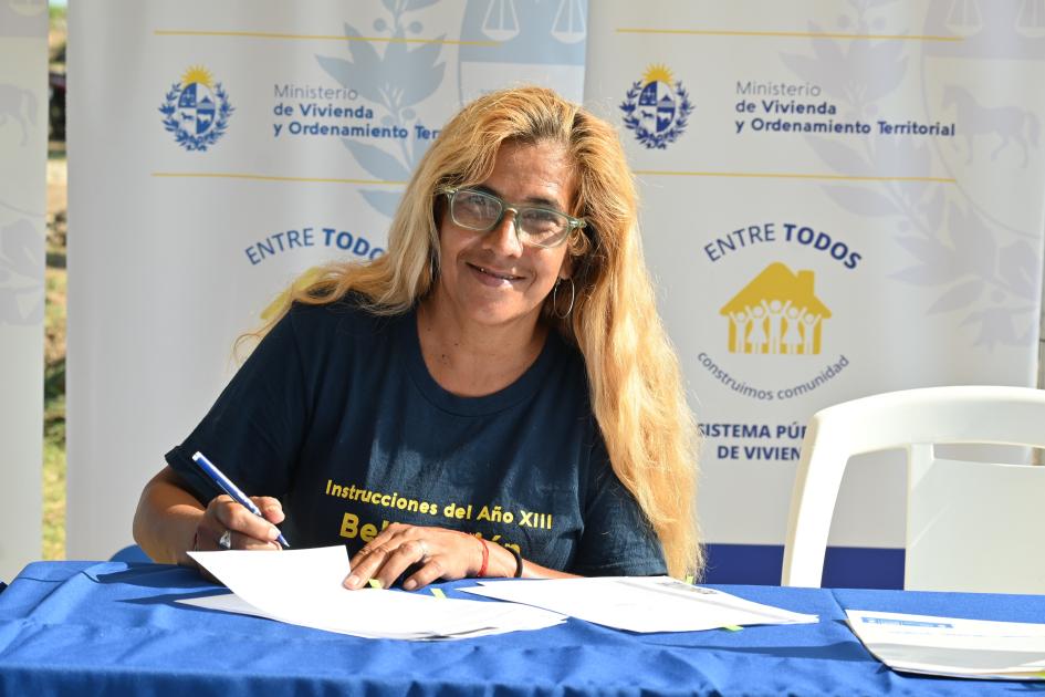 Participante de Juntos de la ciudad de Bella Unión