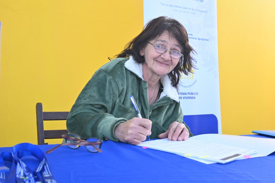 Participante del grupo Juana Bautista del barrio Casavalle