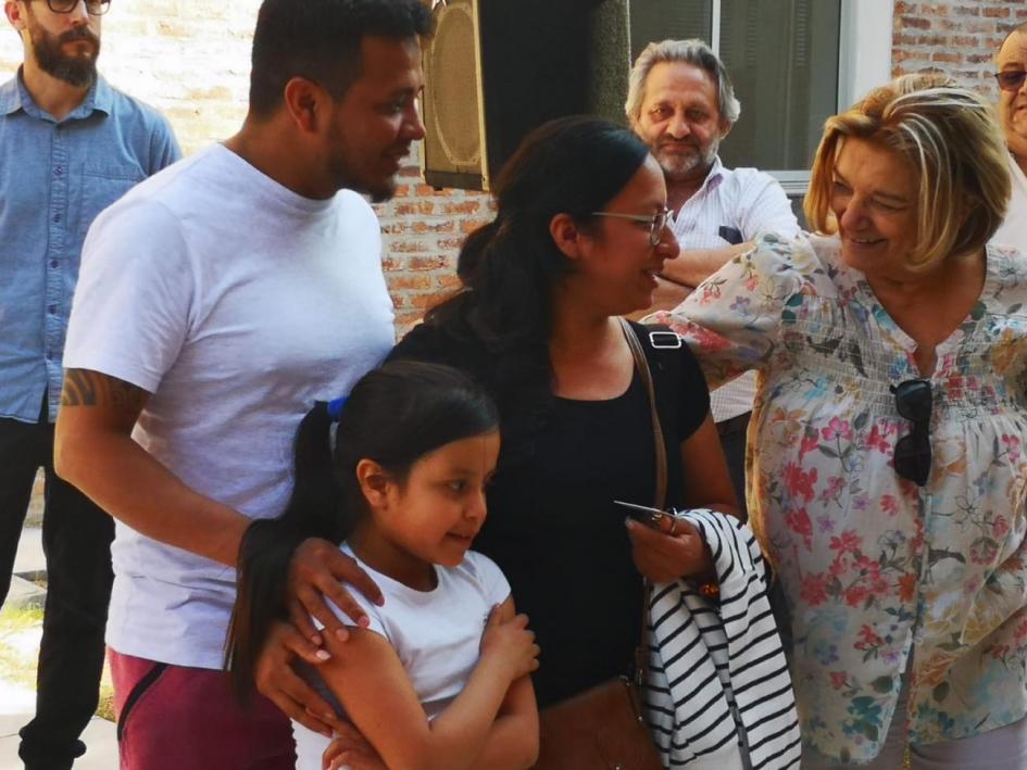 Complejo Julia Guarino Vecinos con Ministra