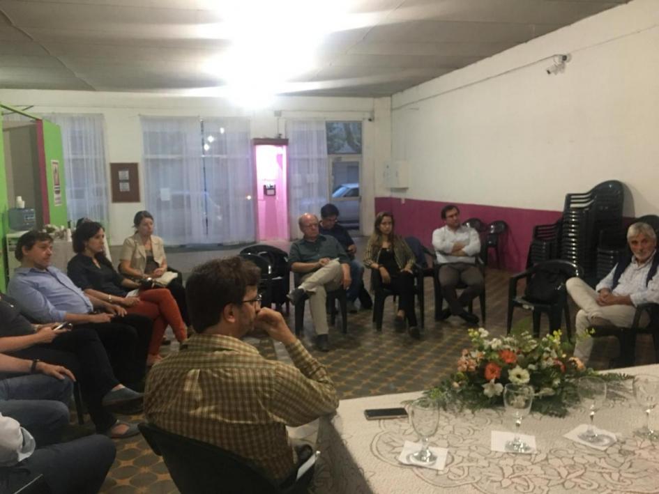 Juan Lacaze Autoridades del Mvotma y del municipio de Juan Lacaze junto a equipos técnicos