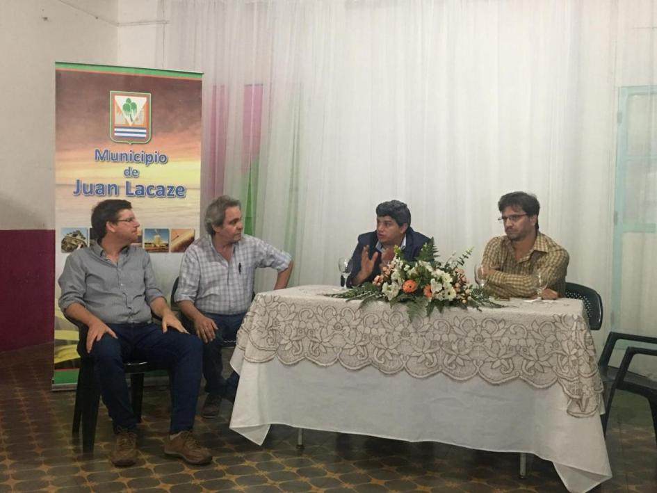 Juan Lacaze Autoridades del Mvotma y del municipio de Juan Lacaze