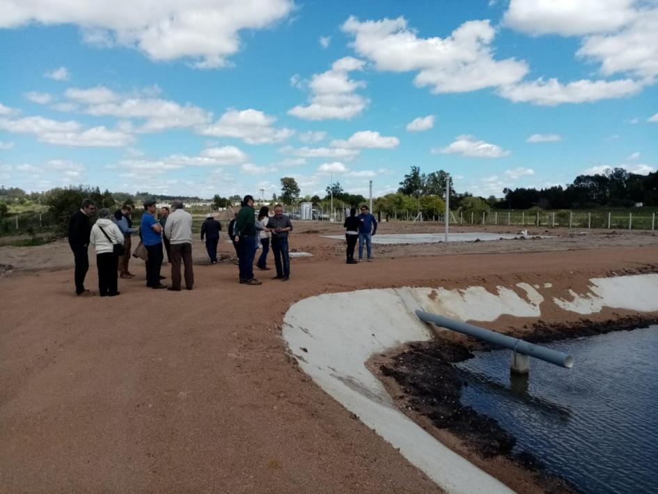 Mevir inauguró saneamiento en Mariscala y viviendas en Montes Obras de saneamiento